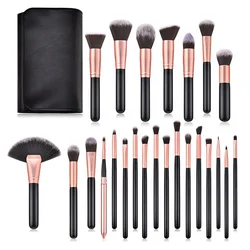 Brush Make Set Up 24 Pcs Makeup Brushes Set Kabuki Rose Gold Makeup Brushes
