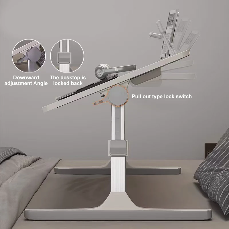 Europe Market Bestseller Small Furniture Bed Table For Study Modern Design Adjustable Foldable Laptop Table