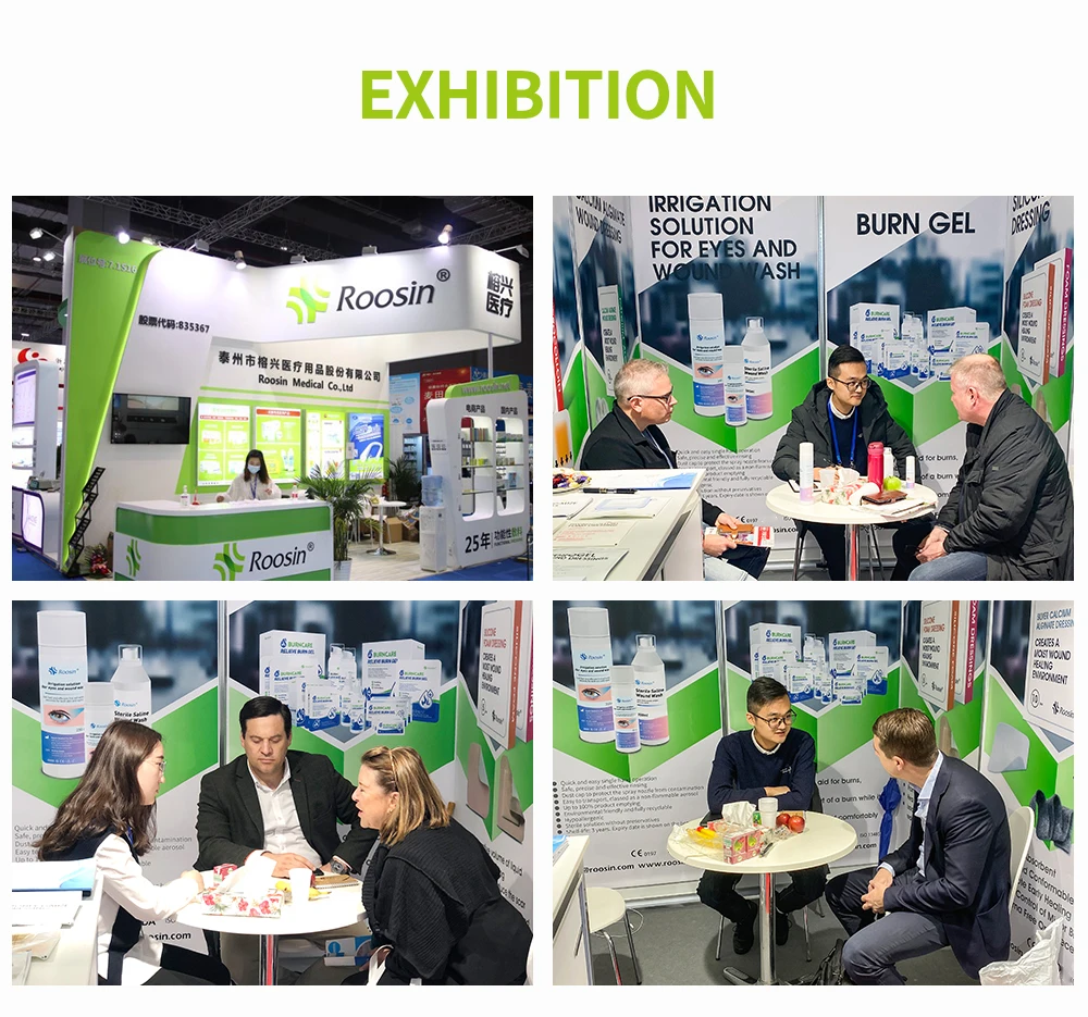 Disposable Medical OEM Custom Silver Calcium Alginate Wound Care Dressing