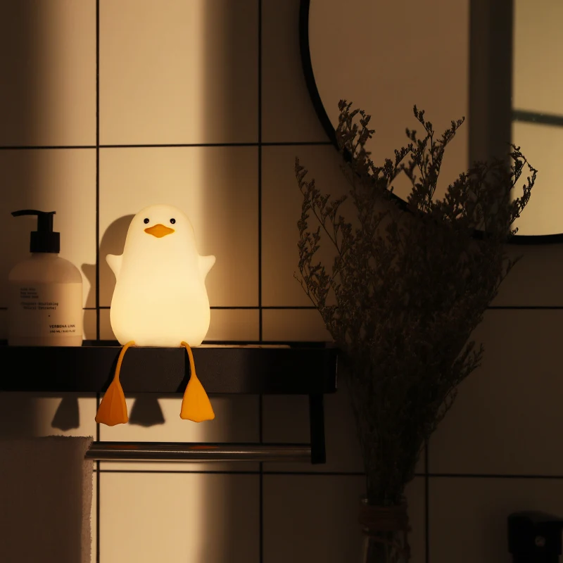 Custom Silicone Soft Cartoon Animal Baby Led Night Light