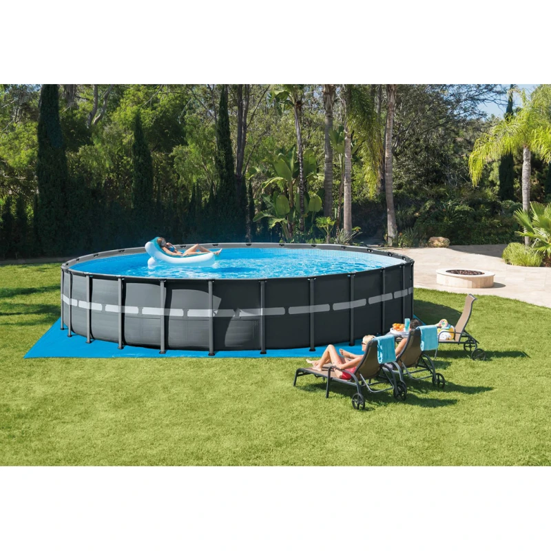
High Quality Metal Frame Steel Removable Above Ground swemming pool Pool For Sale 