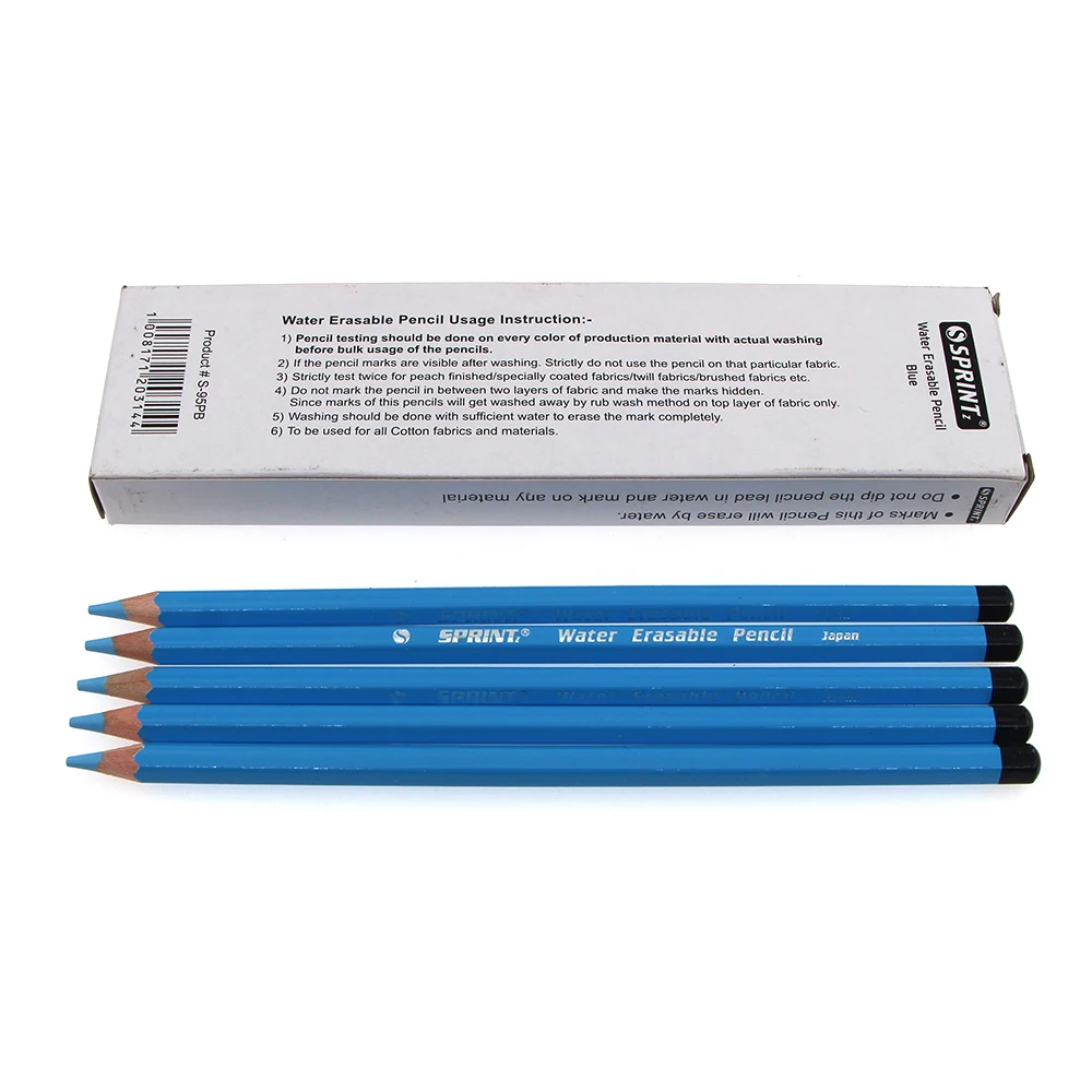 High Quality Water Erasable pencil  Made In Japan SPRINTZ Brand In Blue Color