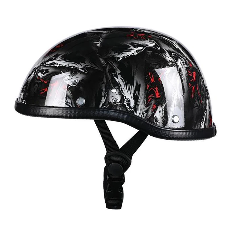 OEM Knight summer helmet electric E-Motorbike Harley retro helmet male half riding helmet