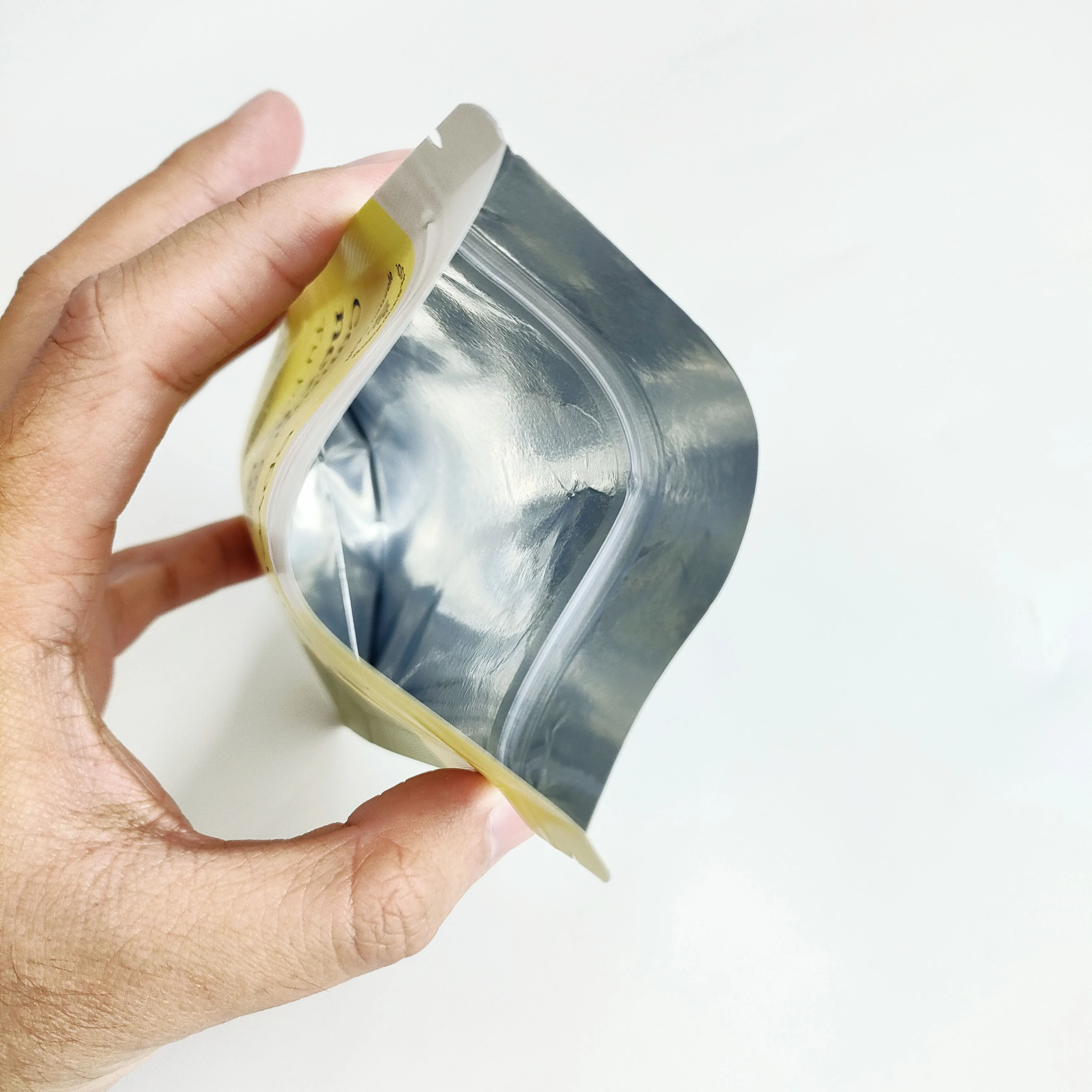 Custom food grade kraft paper bags resealable aluminum foil lined packaging manufacture