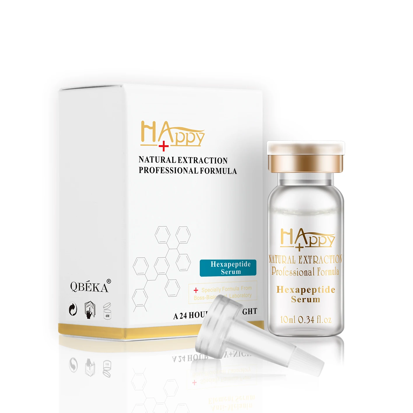 Top Happy+ Reducing Fine Capsule Serum Anti-Sugar Botu1Inum Lines Toxine GMPC Blemish Good Quality Pure Plant Formula