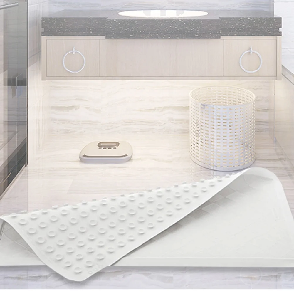 Absorbent Drying Bathroom Mat Customized Non-slip Silicone Shower Bathtub Bathroom Mats