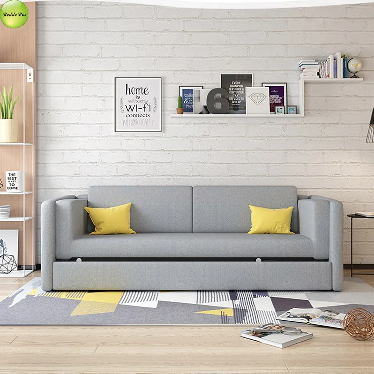 Iron cum sofa, canada wrought fabric sofa with wooden frame