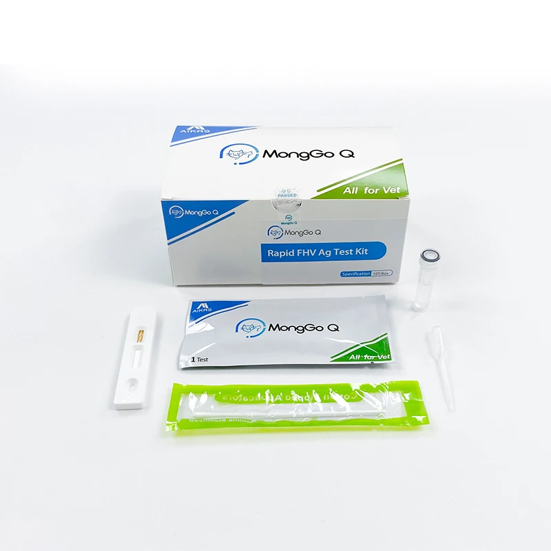 High accuracy clinic use Feline Herpesvirus-I antigen FHV Ag test kit for pet hospital
