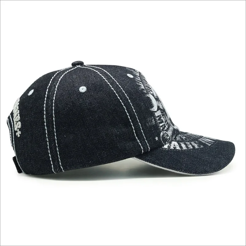 Heat-transfer printing logo custom korean baseball cap with Buckle closure sports running hat