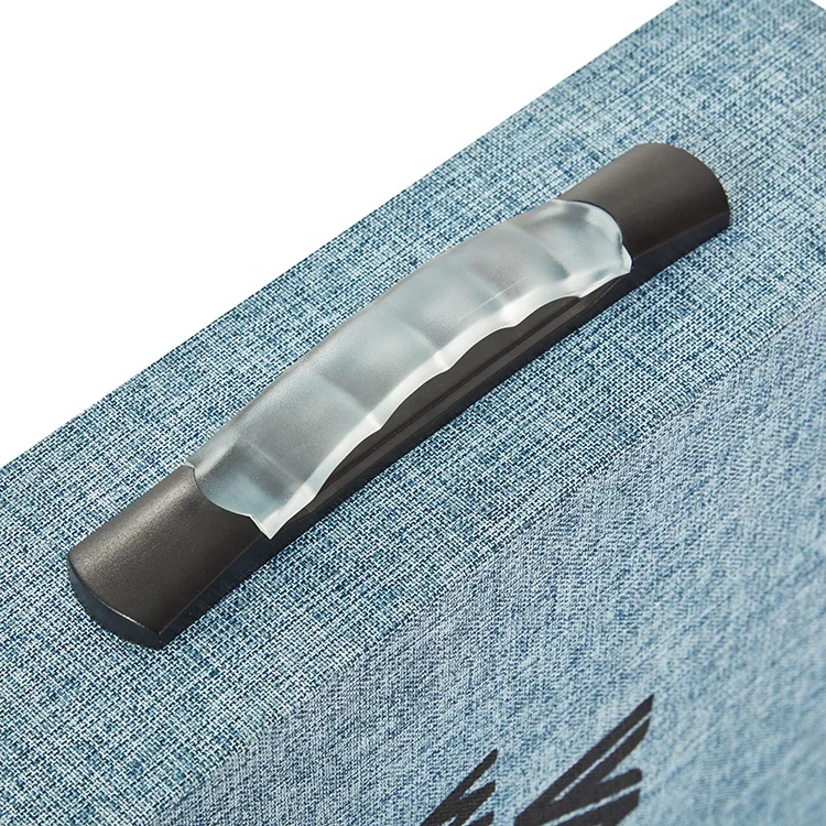 Custom Cloth Cover Fabric Ring Binder 3 Ring Swatch Book B5/A4 Ring Binder Sample Book Manufacturer