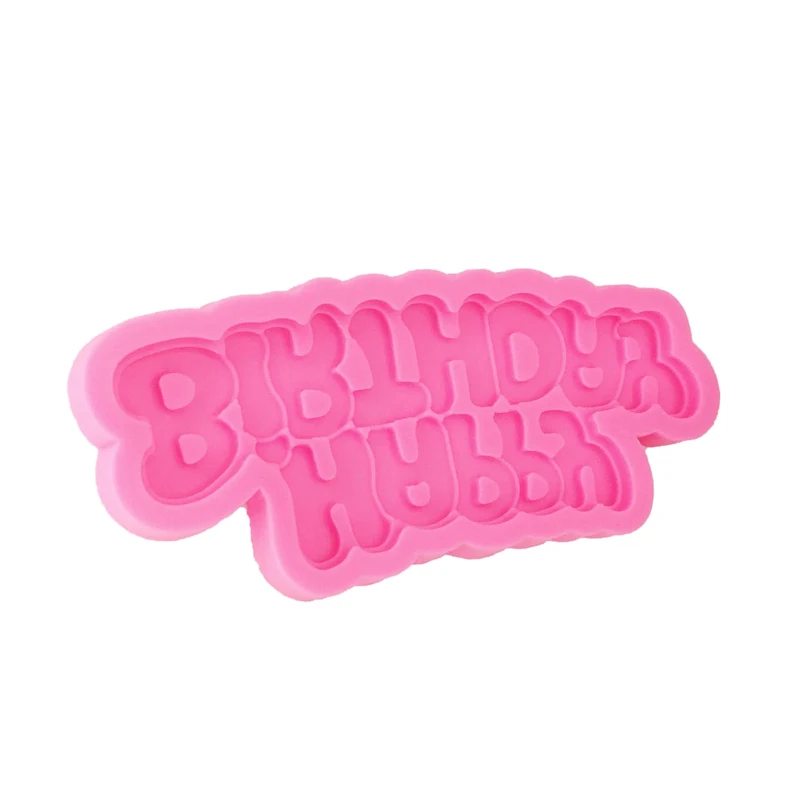 Cake Decorating Tools Chocolate Mold 3D Letter Shape Chocolate Bar Mold Rubber Cake Tray Silicone Candle Molds Sustainable 50pcs