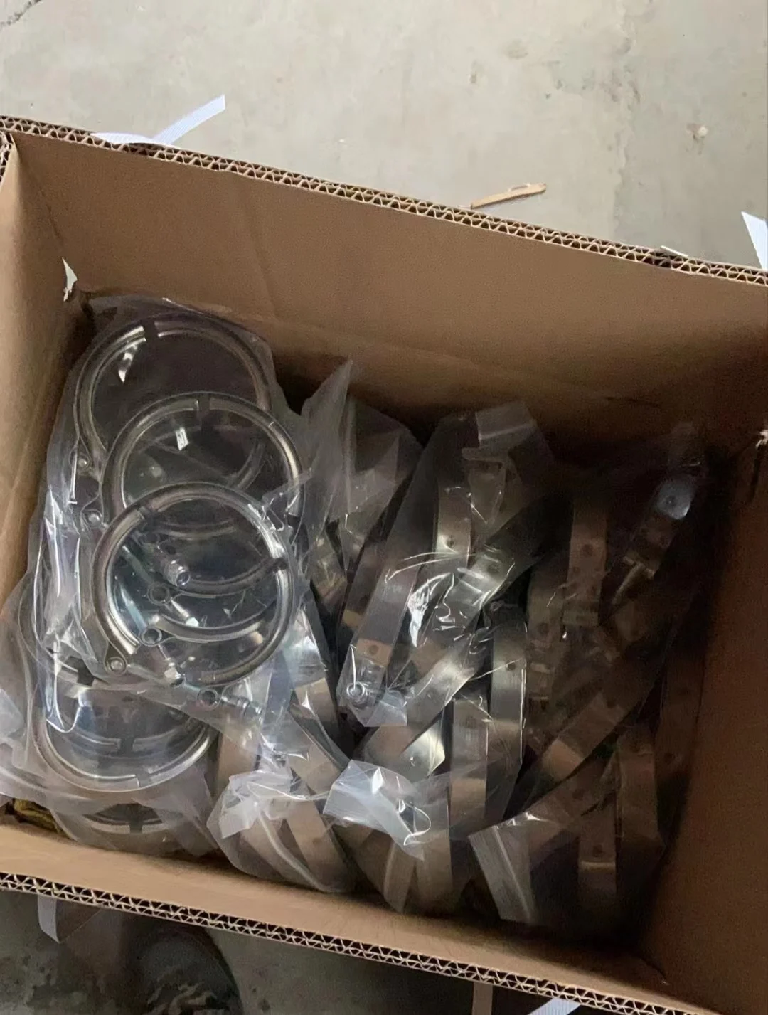 Wholesale price stainless steel custom sizes adjustable turbo exhaust V band clamp