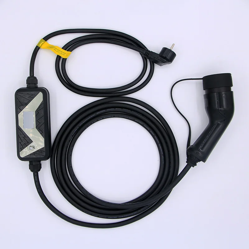 Mode 2 3 pin cee Type 2 ev charger evse cable ev charging 220v 16a