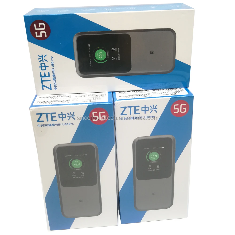 Wholesale ZTE 5G Wifi U50 pro  WIFI 6 router mobile hotspot MU5120