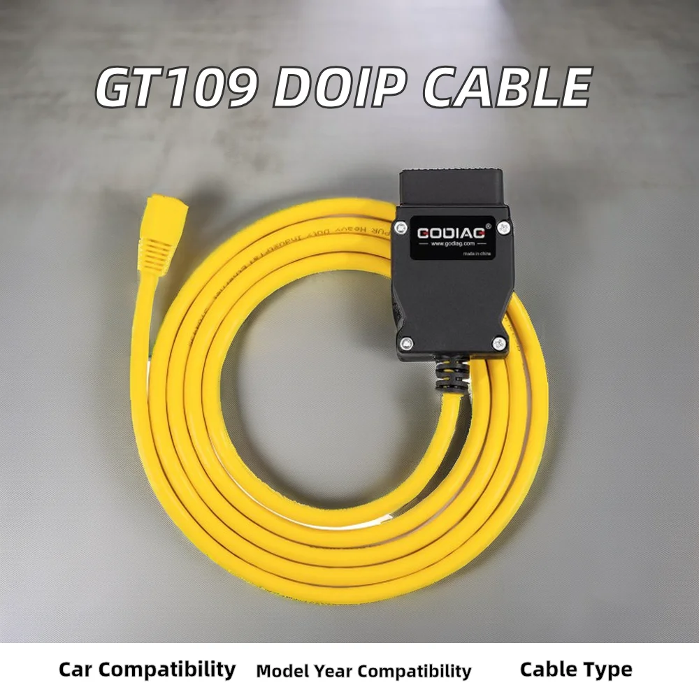 GODIAG GT109 DOIP ENET с дисплеем напряжения диагностический программирующий адаптер для BMW Be-nz VW Audi