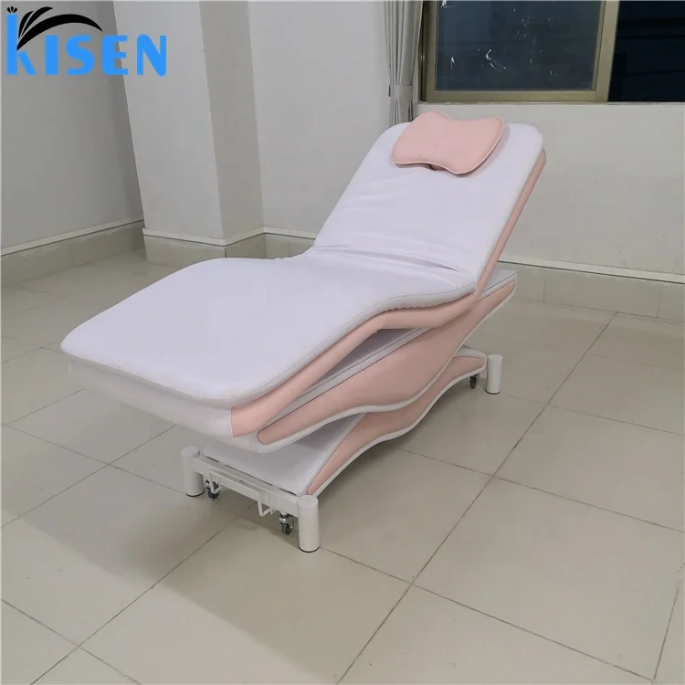 Great Factory Foshan 3 Motor Tables De Thai Massage Pliante Facial Bed Custom Logo Without Armrest For Beauty Furniture