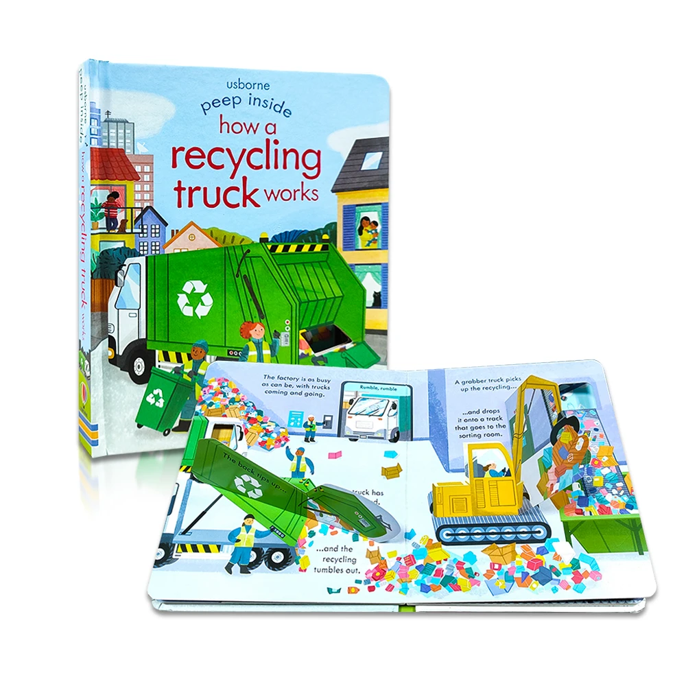 Best-Selling Baby Early Educational Story Books For Kids Children Pop Up Board Book Lift The Flap Books