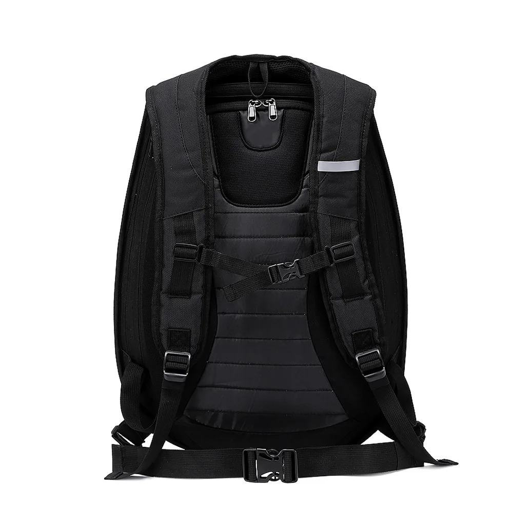 Plus-Sized Version Carbon Fiber Pattern Hard Shell Motorcycle Helmet Bag Riding Motorcycle Waterproof Reflective Backpack