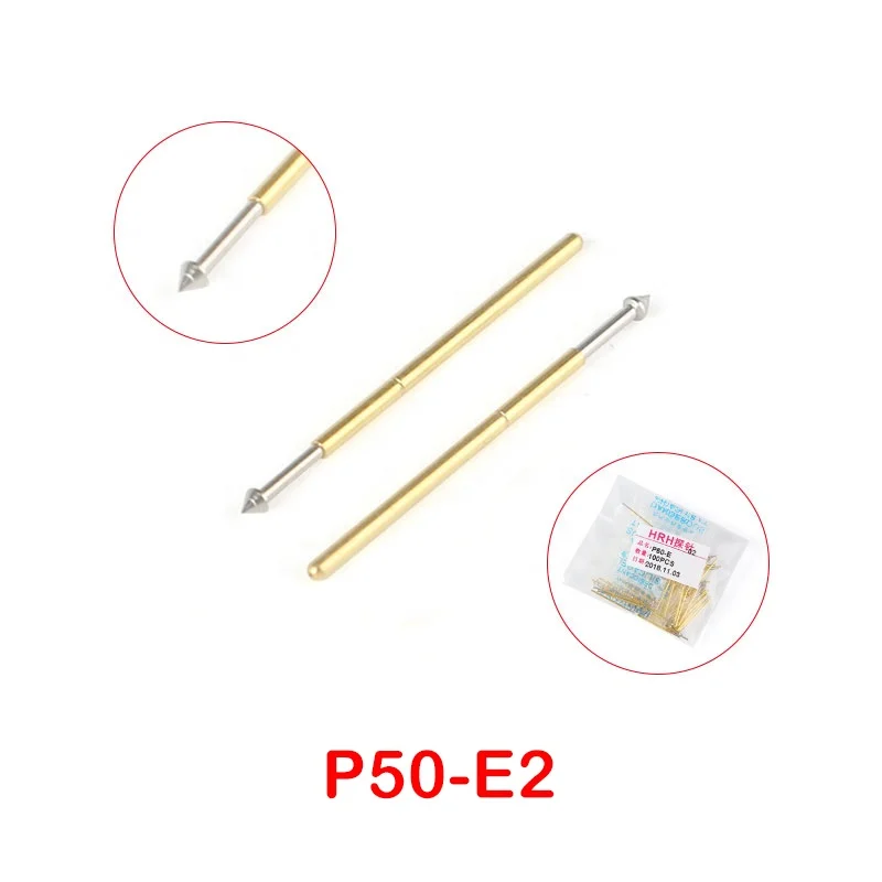 New Type Probe Spring Test Probes Pogo Pin P50-A2/B1/1D/D2/E2/F1/G2