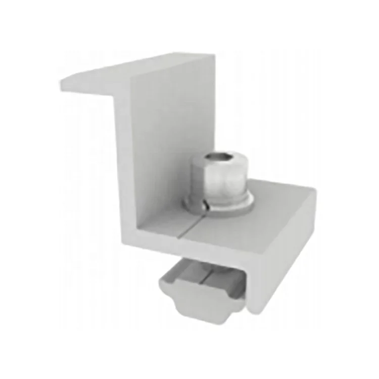 solar panel end clamp mid clamp for solar pv system solar rack clamps 30mm 35mm 40mm photovoltaic mount