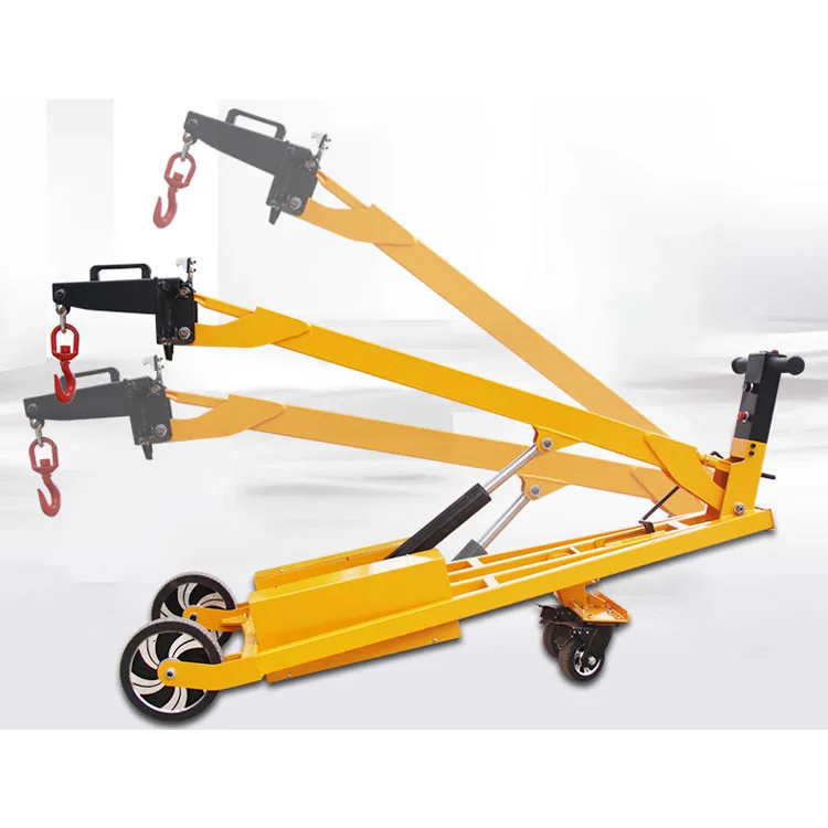 High Lift Hydraulic Hand Pallet Truck High Lift Forklifts Pallet Boom Loading and Unloading Truck with Curving