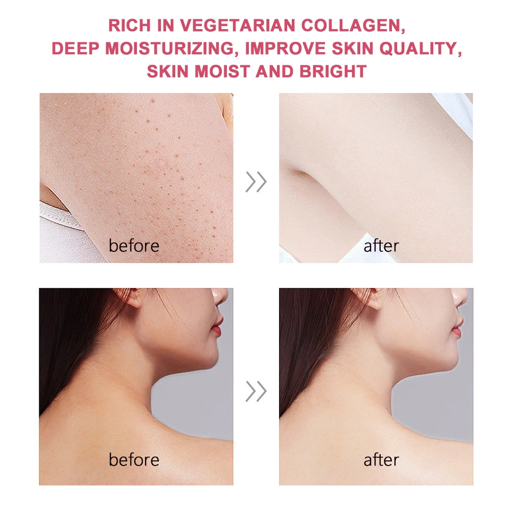 Private Label Organic High Quality Collagen Lotion Crema Blanqueadora De La Piel Whitening Body Cream