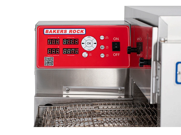 2021 Latest Products commercial single deck impingment conveyor pizza oven