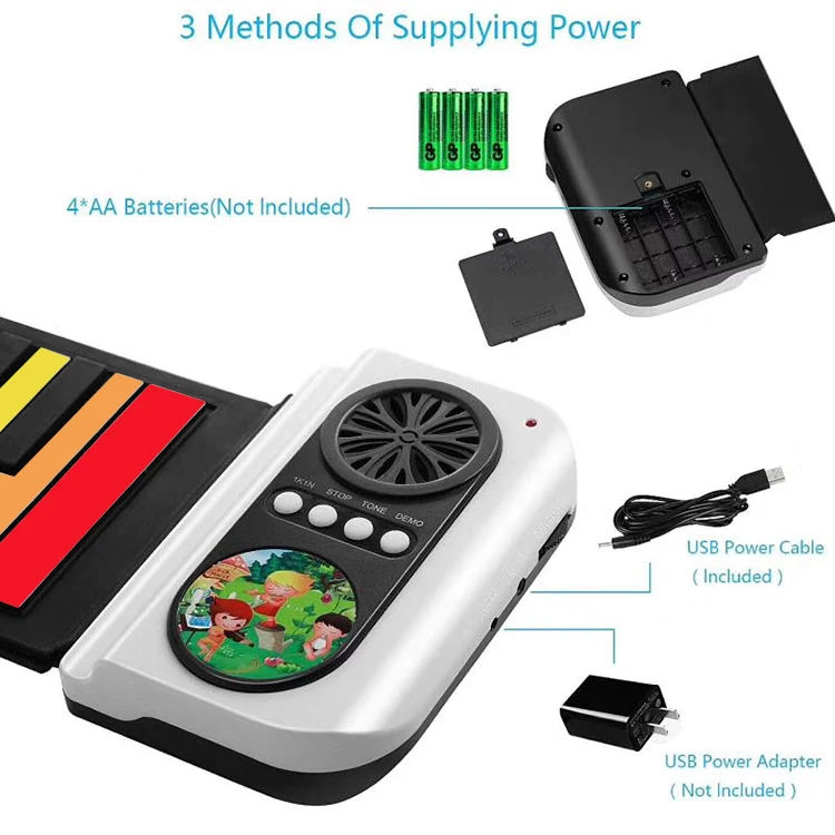 Studio Flexible Playmat Folding Adjustable Portable Professional Kids Digital Piano