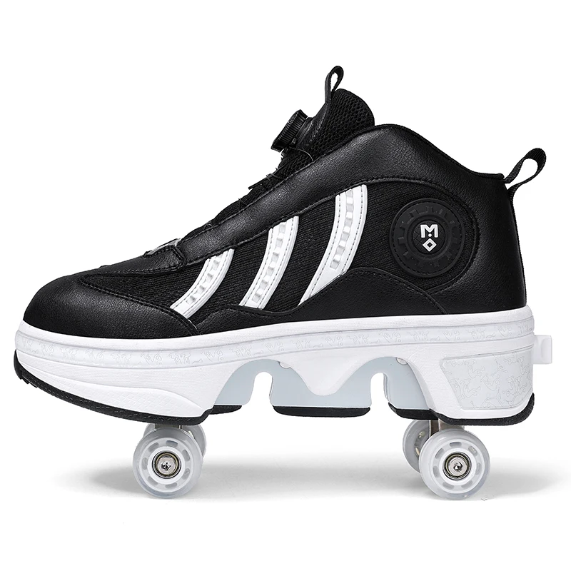 2-in-1 Roller Sneakers for All - Transform, Skate, Walk Shoes