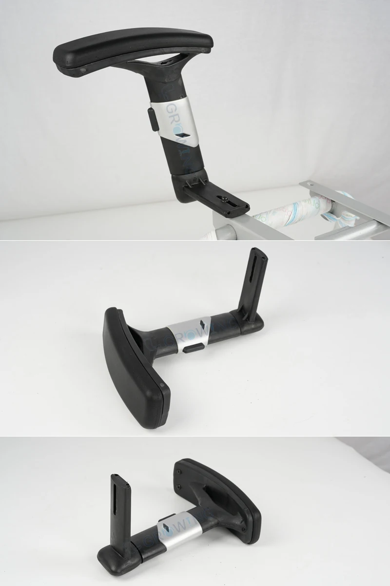 Wholesale Multi-Functional Elite PU Armrest for Office Dining Chair Computer Parts with Comfortable Plastic Furniture Handle