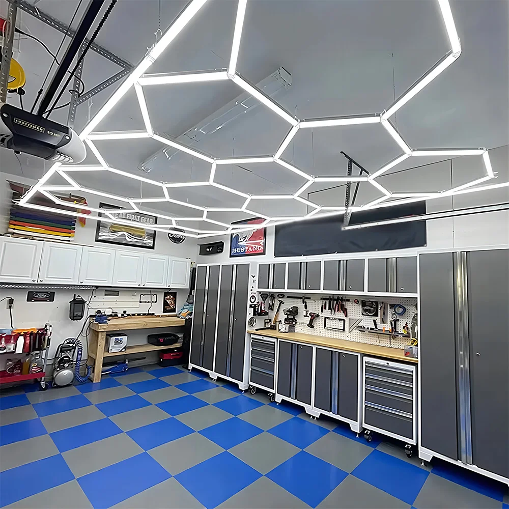 2024 New Honeycomb Ceiling Light Led Wash Lights Ceiling For Garage