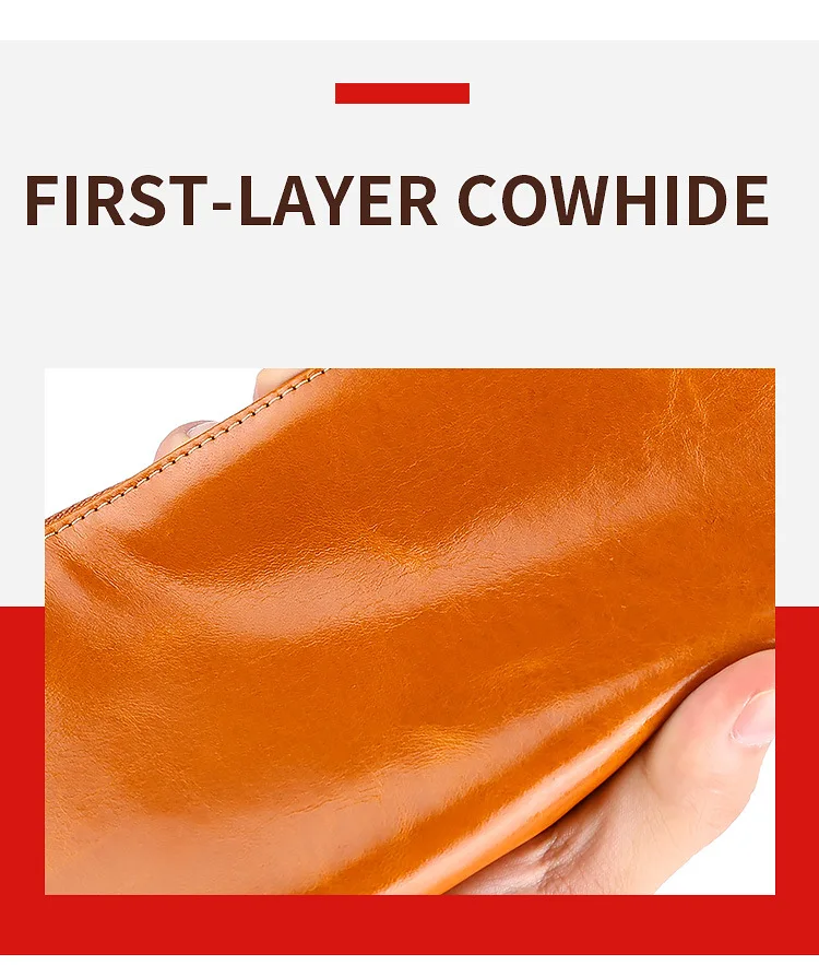 JIANUO hot sale 2022 real cow leather rfid long wallet for women genuine leather
