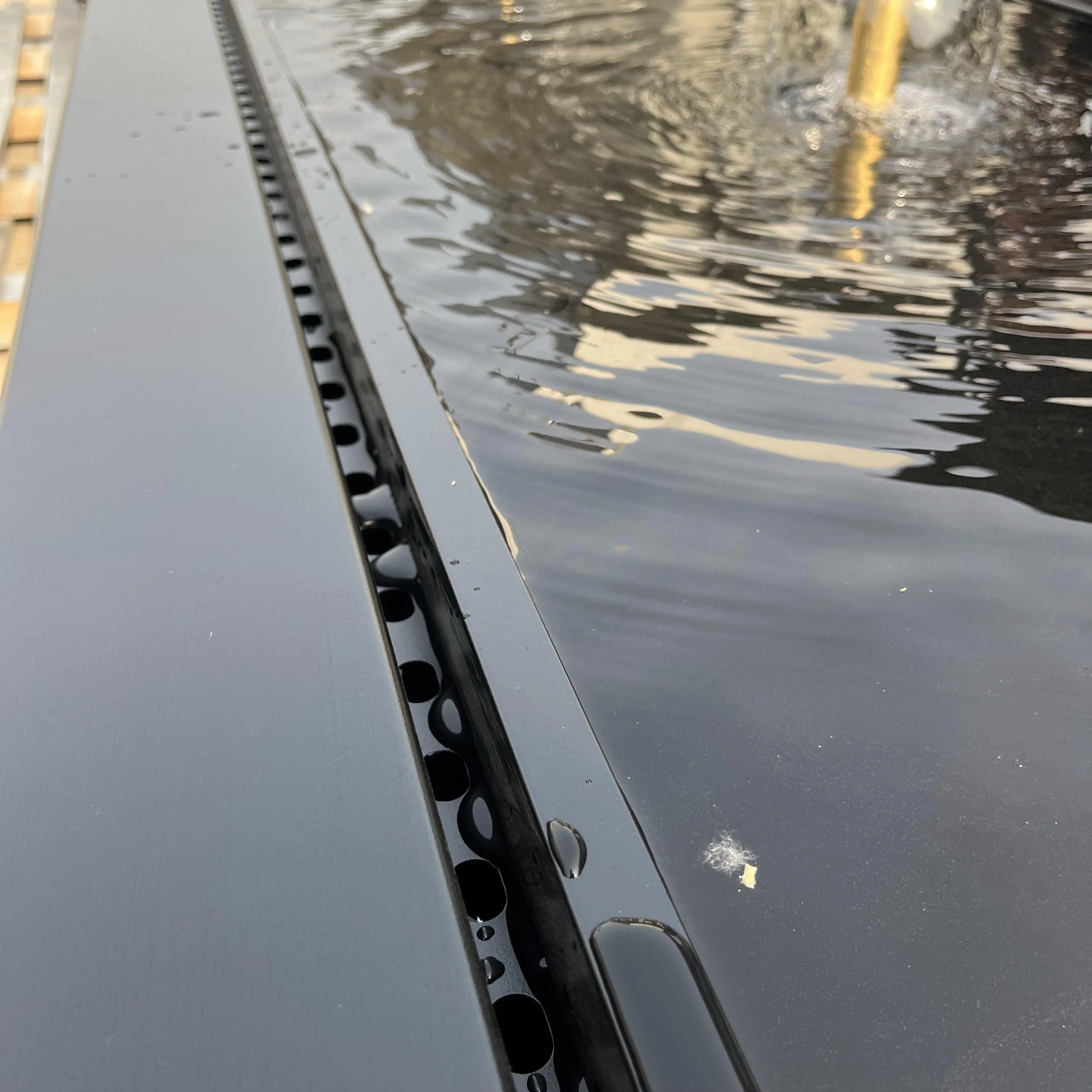 Garden Metal Waterfall Backyard Water Feature Decoration Corten Steel Water Fountain