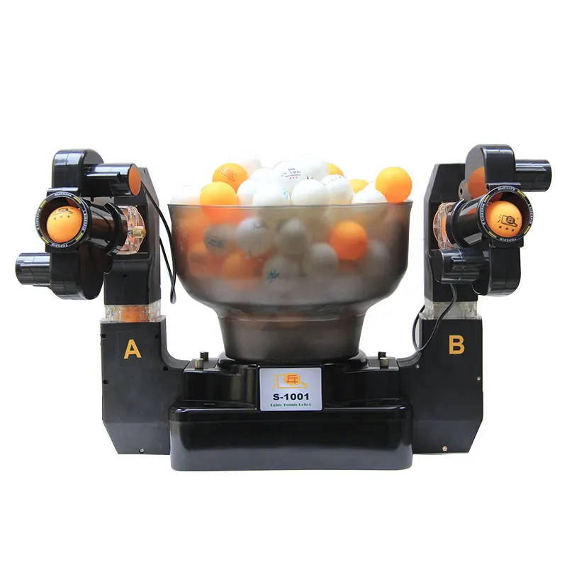 
HUIPANG S1001 Automatic table tennis serve robot Two service heads.Two exits. 