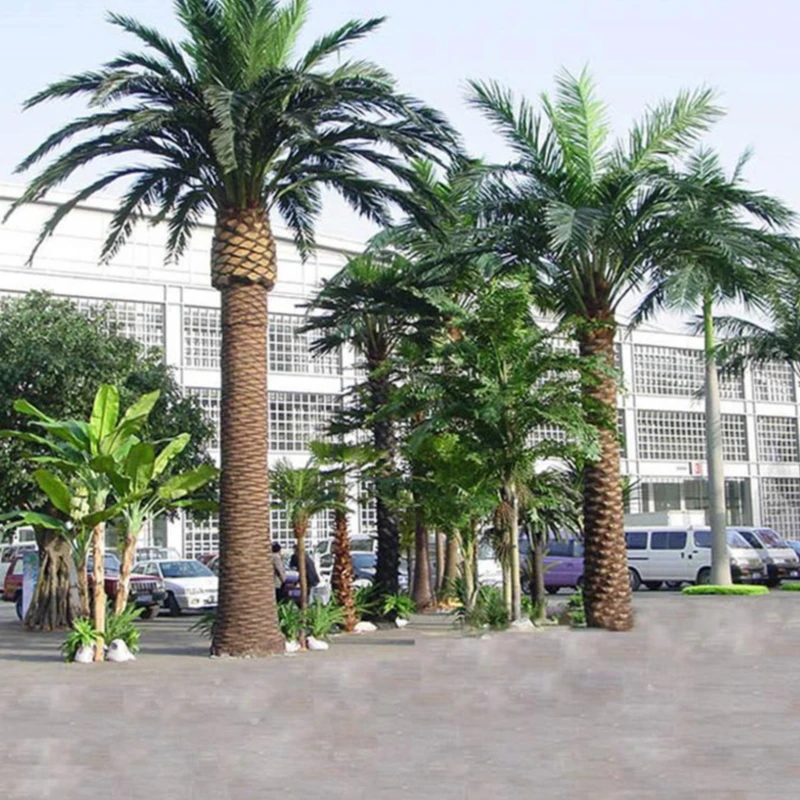 
 Искусственное кокосовое дерево, большие искусственные растения, большая Пальма с датой 80 Х100 см, искусственные уличные пальмы для украшения  
