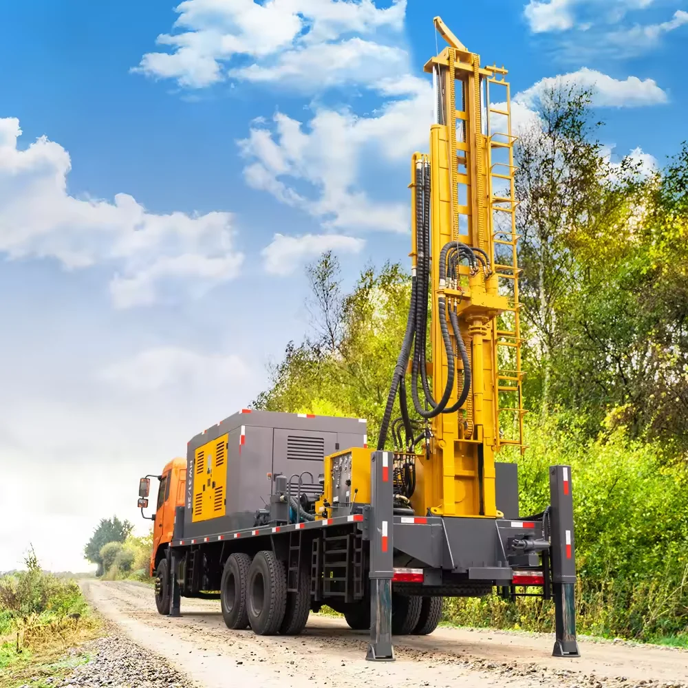 300 meters depth borehole drilling rig machine water well drilling trucks for sale