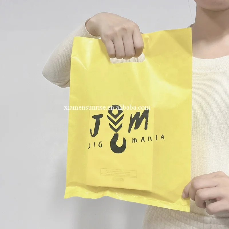 Cheap fashion accessories plastic bags boutique retail shopping bag
