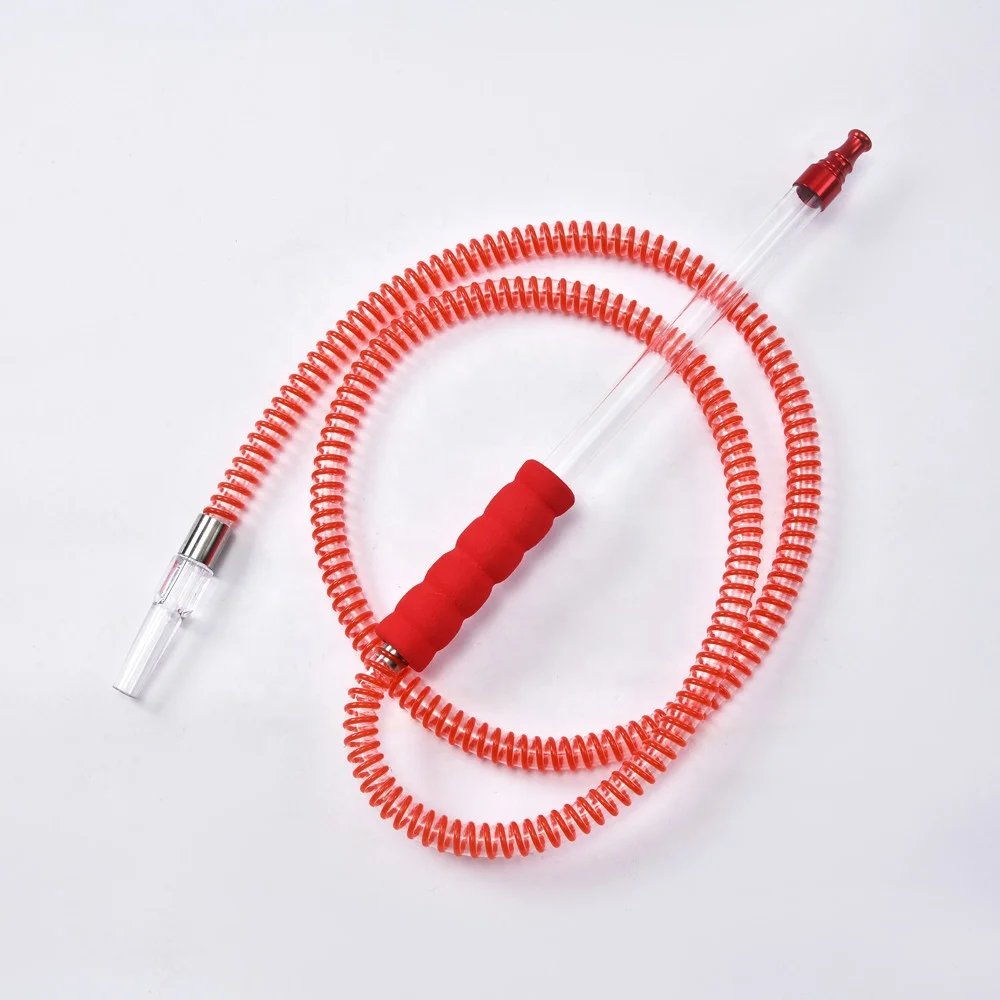 High Grade Hookah Shisha Smoking Pipe Shisha Hose Silicone Hookah Hose with sponge acrylic Handle