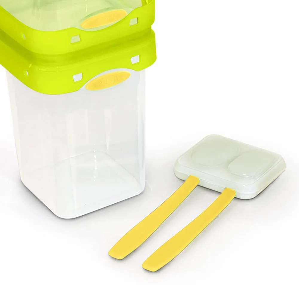 Customized 230+400ml Square Kitchen Plastic Airtight Food Storage Containers Food to Go Storage Container