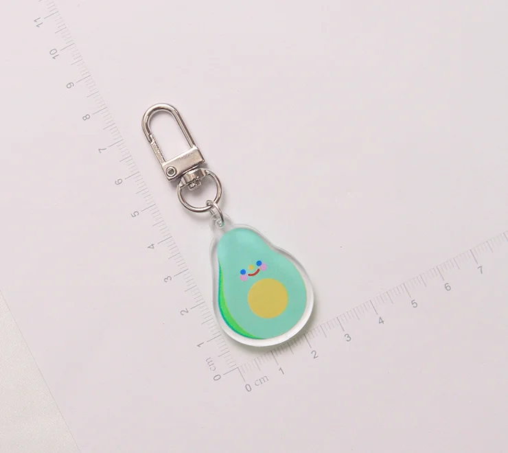 2023 Custom Logo Funny Korean Smiley Face Air Pods Accessories Acrylic Key chain