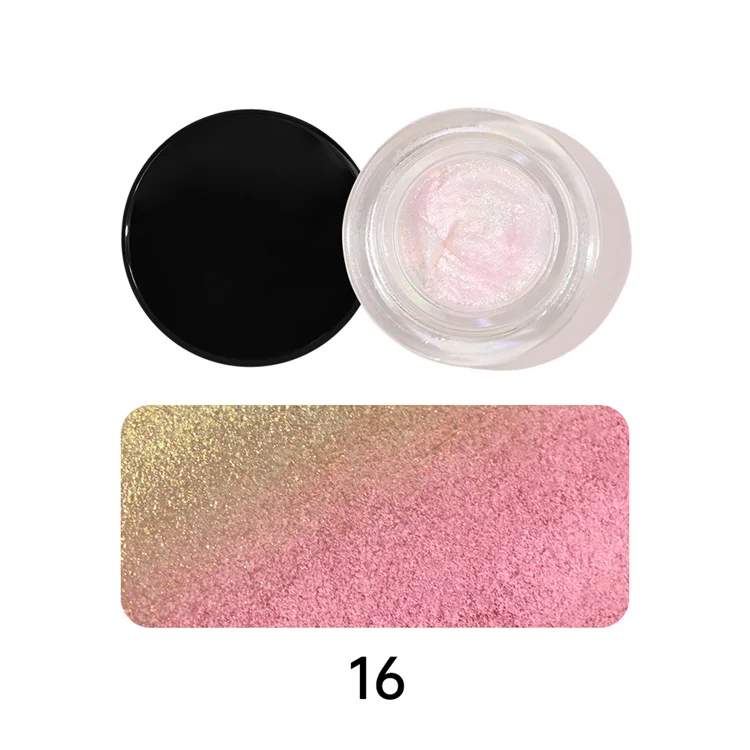 Custom Logo Single Performance Face Color Makeup Eyeliner Eye Shadow High Pigmentation Custom Multichrome Eye Shadow Chameleon
