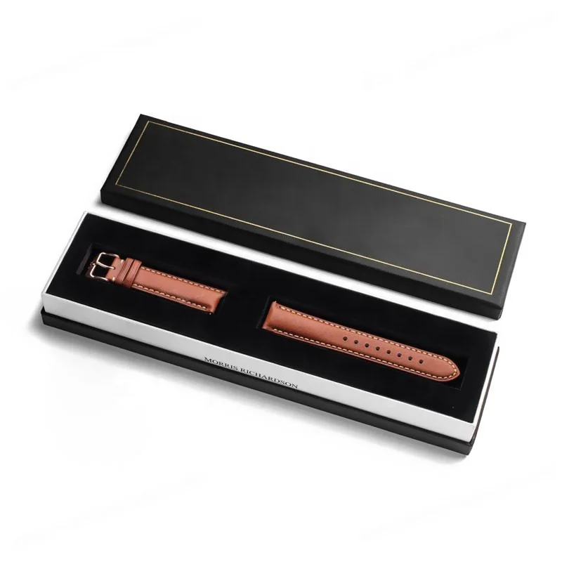 Luxury logo premium Custom logo wrist watch strap watch band belt packaging box