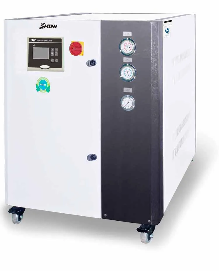 Shini Industrial High Cooling Capacity Water Cooled Water Chiller / SIC-W Energy Saving Water Chiller for Injection Molding