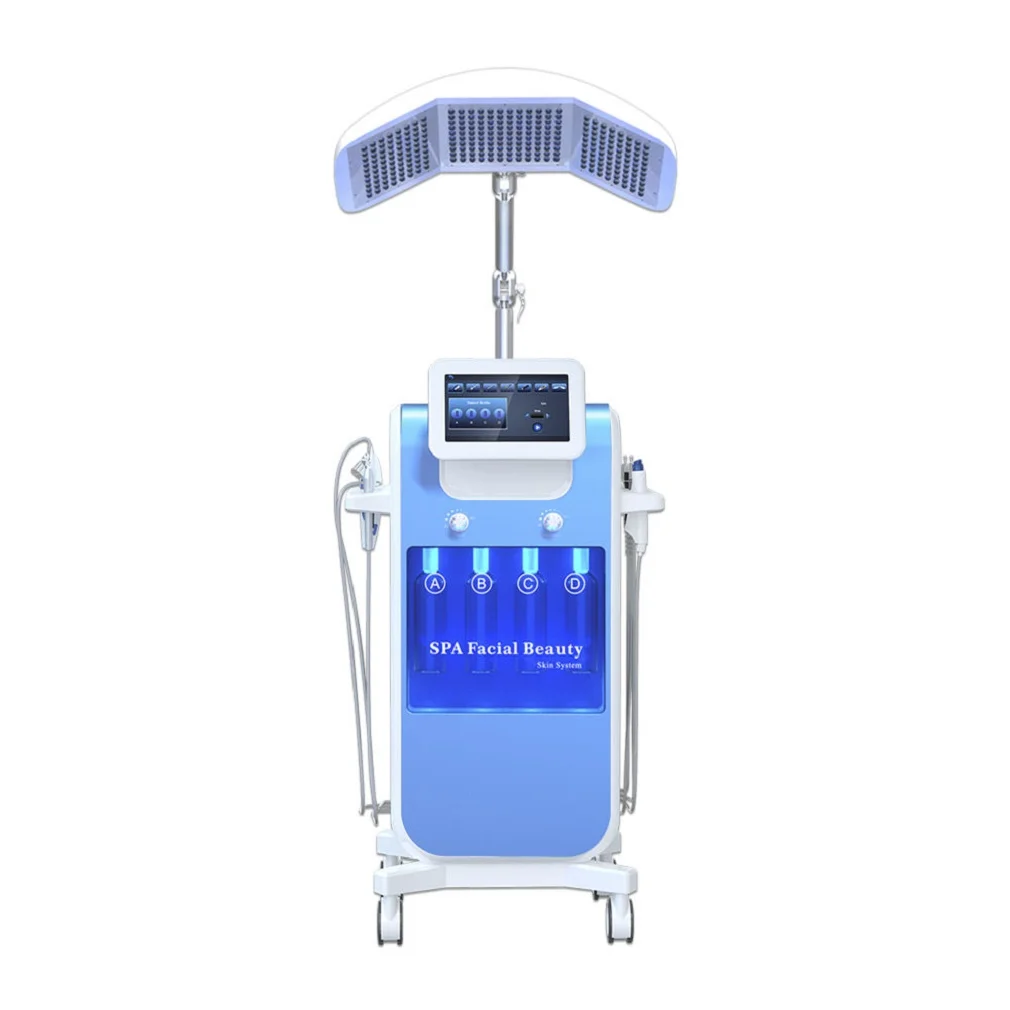Professional Spa Beauty Equipment 7 Color Light LED Skin Care Diamond Peel Peeling Aqua Face Microdermabrasion Diamond Machine