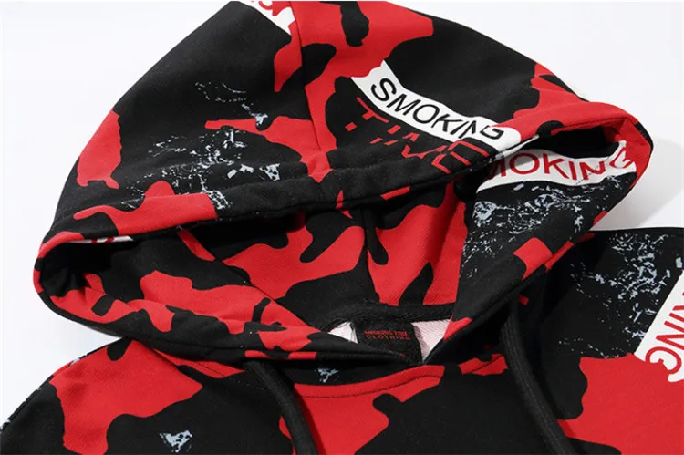 Camo Pattern High Quality custom mens hoddies/custom sublimation hoodies