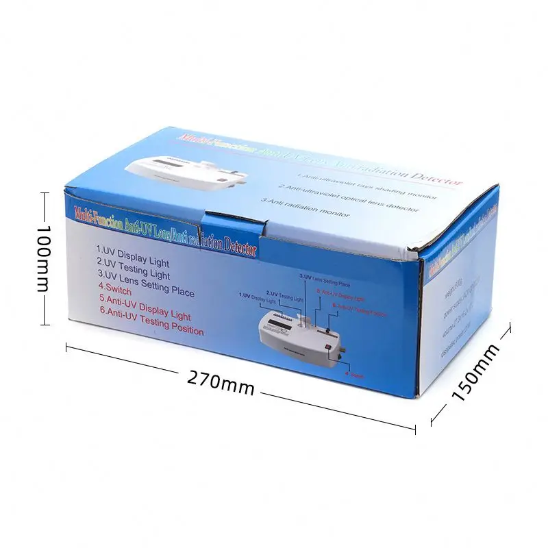 UV Lens Tester Anti-radiation Ultraviolet Testing Equipment Charging UV400 Optical Tester Machine