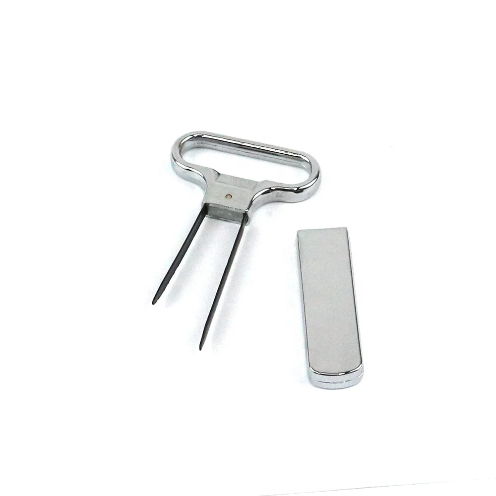 Vintage Ah-So Wine Bottle Opener 2 Prong Cork puller