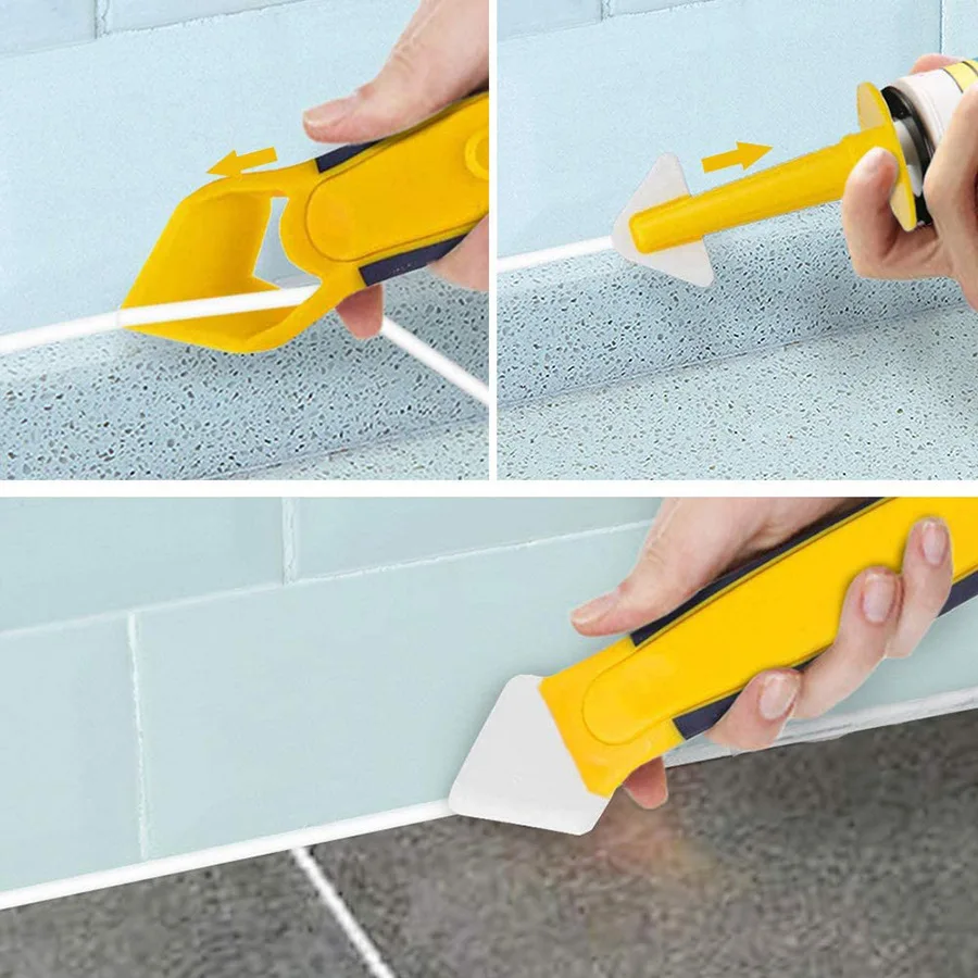 Набор инструментов для герметизации 16 шт., набор силиконовых инструментов с уплотнителем/инструмент для Финишной обработки герметика, инструменты для герметизации