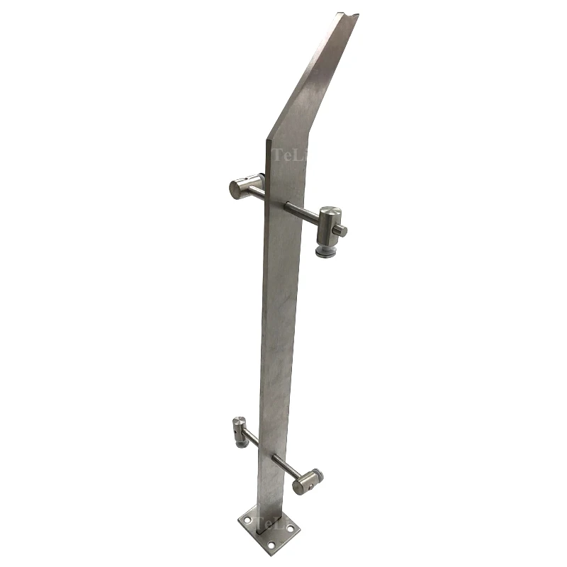 Outdoor balcony step stair handrailing stainless steel balustrade post