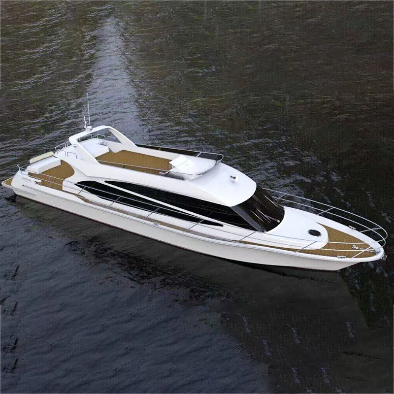 63ft luxury yacht 19.8m luxury yacht boat price fiberglass house boat yacht for sale